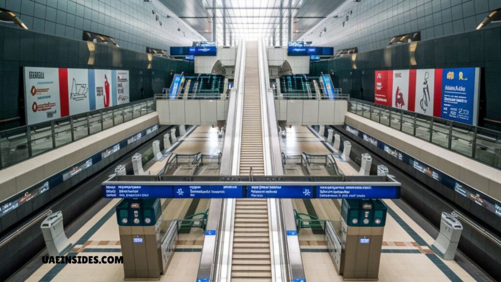 Dubai Airport Free Zone Metro Station Tourist Commute Tips