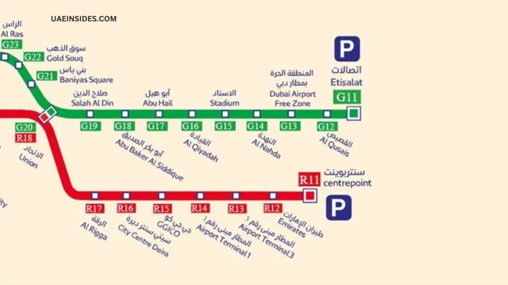 Union Metro Station Map