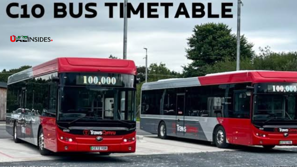 C10 Bus Timetable Sundays and Public Holidays